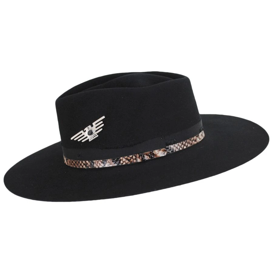 RENEGADE Ember Wool Felt Cross Crown Rancher Hat 4 RENEGADE Ember Wool Felt Cross Crown Rancher Hat - Image 2