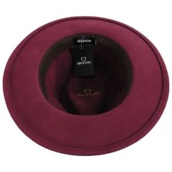 Messer Wool Felt Fedora Hat - Maroon -Bailey Hat Shop 449057