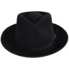 Scala Puebla Wool Felt Fedora Hat - Black 1 Scala Puebla Wool Felt Fedora Hat - Black -Bailey Hat Shop 449699