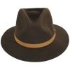 Messer Wool Felt Fedora Hat - Brown/Beige -Bailey Hat Shop 451902