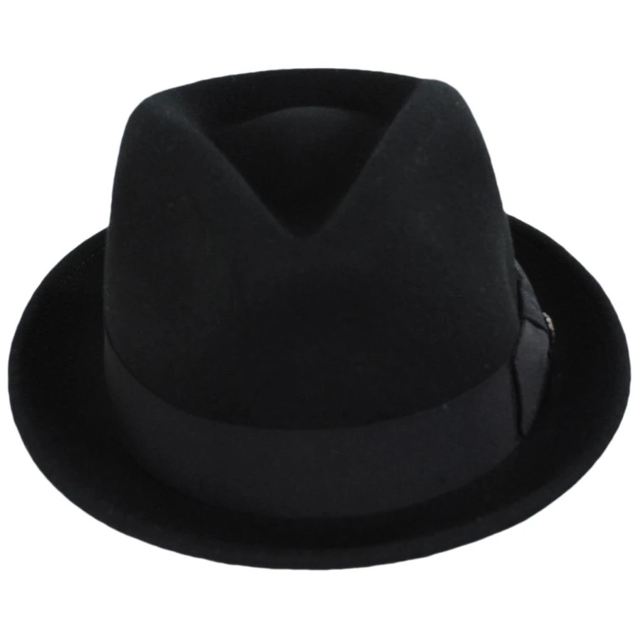 Roma Wool Felt Fedora Hat 3 Roma Wool Felt Fedora Hat