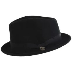 Alternative view of Roma Wool Felt Fedora Hat