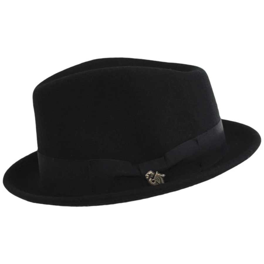 Roma Wool Felt Fedora Hat 4 Roma Wool Felt Fedora Hat - Image 2