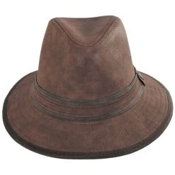 Cobra Vegan Leather Safari Fedora Hat