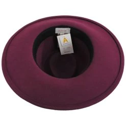 Joanna Packable Wool Felt Fedora Hat - Wine -Bailey Hat Shop 455952