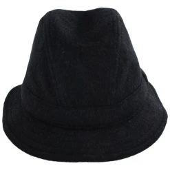 Teflon™ Shield And Melange Wool Rollable Walking Rain Hat