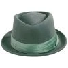 Stout Wool Felt Diamond Crown Fedora Hat - Mint Green -Bailey Hat Shop 456462