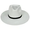 Vintage Couture Fine Line Toyo Straw Fedora Hat -Bailey Hat Shop 459749