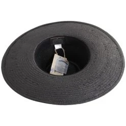 Vintage Couture Carolina Toyo Straw Fedora Hat -Bailey Hat Shop 459773