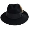 Stetson Temple Fur Felt Fedora Hat -Bailey Hat Shop 460251