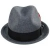 Gain Wool Felt Fedora Hat - Dark Gray -Bailey Hat Shop 462089
