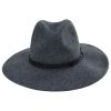 Field Proper Wool Felt Fedora Hat - Dark Gray -Bailey Hat Shop 462194