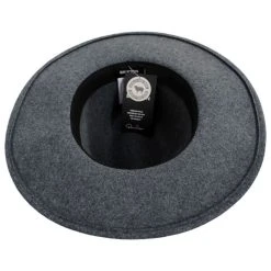 Field Proper Wool Felt Fedora Hat - Dark Gray -Bailey Hat Shop 462200