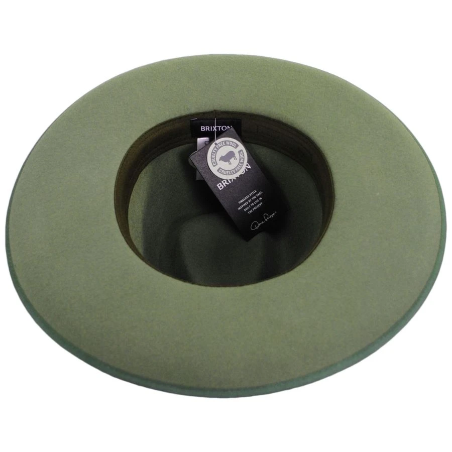 Reno Wool Felt Fedora Hat 5 Reno Wool Felt Fedora Hat - Image 3