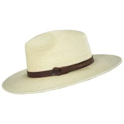 Field Proper Palm Straw Fedora Hat - Natural -Bailey Hat Shop 462570