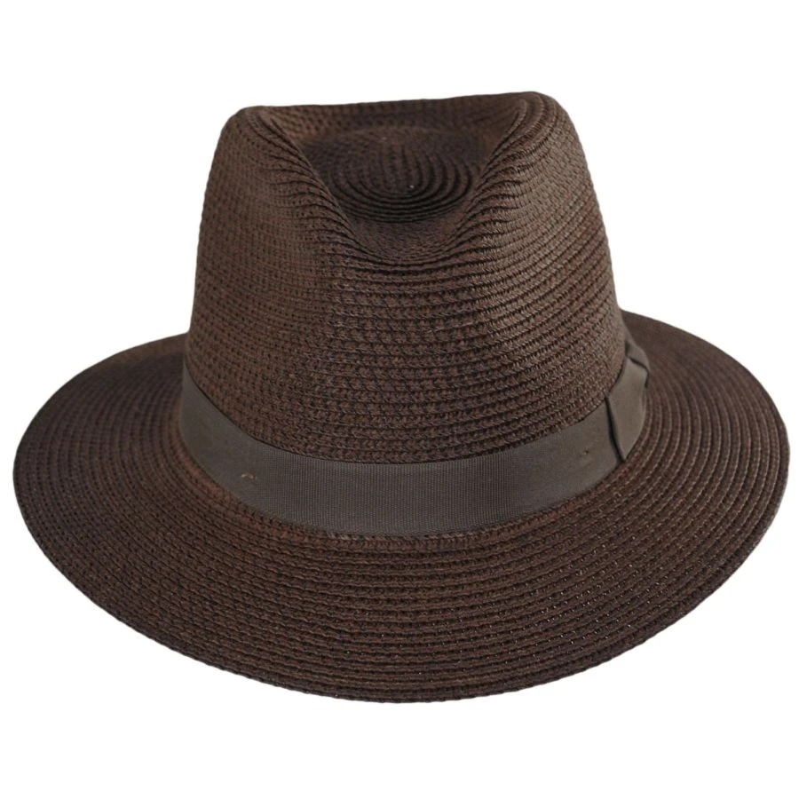 Rio Toyo Straw Safari Fedora Hat 3 Rio Toyo Straw Safari Fedora Hat