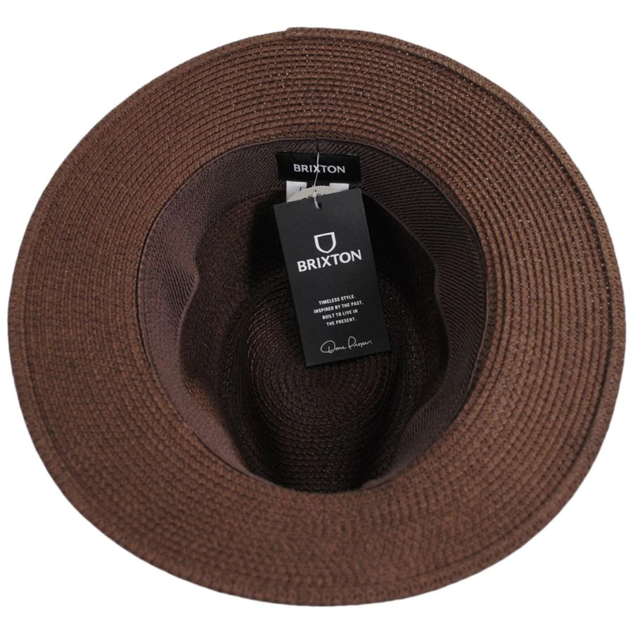 Rio Toyo Straw Safari Fedora Hat 5 Rio Toyo Straw Safari Fedora Hat - Image 3