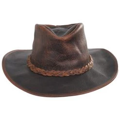 Walker Raging Bull Leather Western Hat