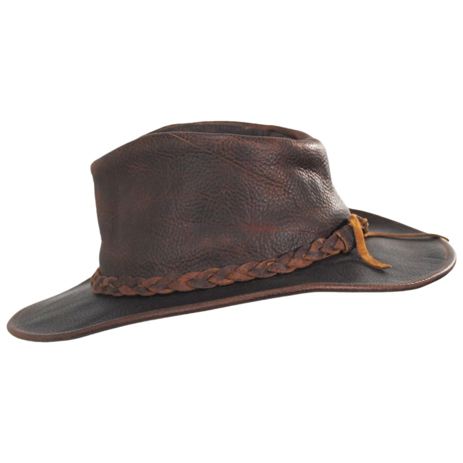 Walker Raging Bull Leather Western Hat 4 Walker Raging Bull Leather Western Hat - Image 2