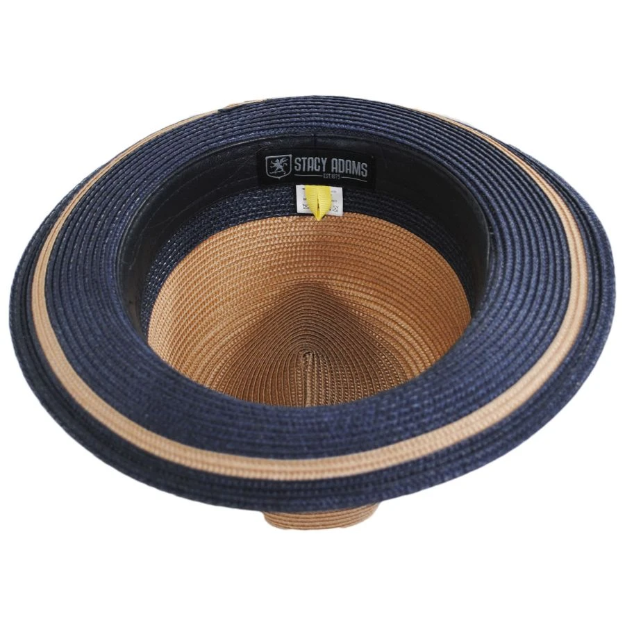 Rodano Poly Braid Two Tone Fedora Hat 5 Rodano Poly Braid Two Tone Fedora Hat - Image 3