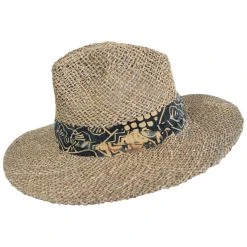 Scala Twisted Seagrass Safari Fedora Hat -Bailey Hat Shop 466367