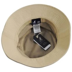 Kangol Stripe Lahinch Cotton Bucket Hat - Oatmeal -Bailey Hat Shop 467120