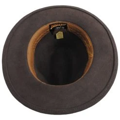Officially Licensed Crushable Wool Felt Safari Fedora Hat -Bailey Hat Shop 467717