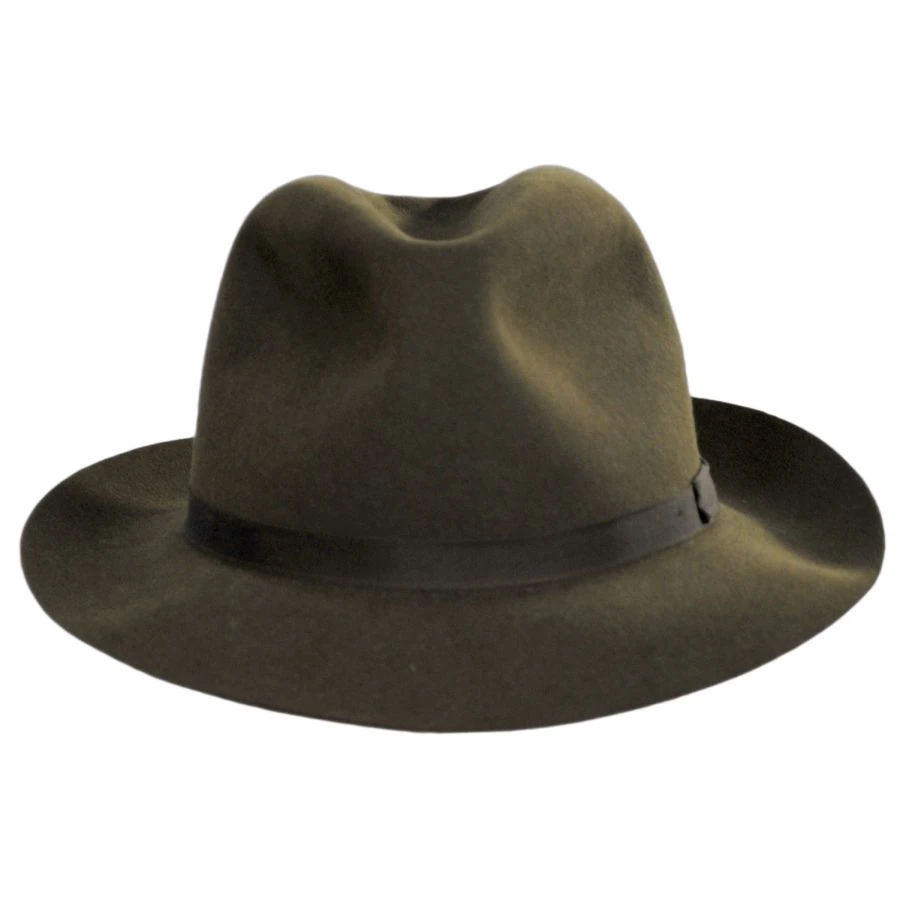 Skylar Shapeable Open Crown Fur Felt Fedora Hat 5 Skylar Shapeable Open Crown Fur Felt Fedora Hat - Image 3