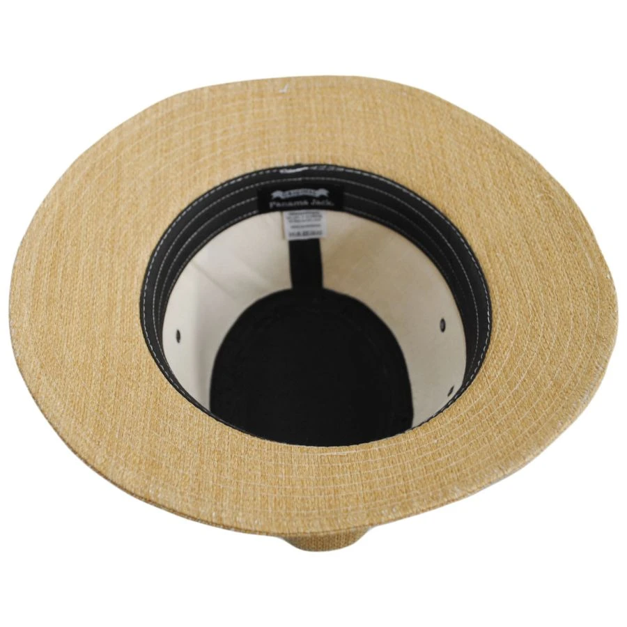 Panama Jack Seadragon Toyo Straw Safari Fedora Hat 5 Panama Jack Seadragon Toyo Straw Safari Fedora Hat - Image 3