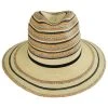 Paradise Striped Toyo Straw Fedora Hat 1 Paradise Striped Toyo Straw Fedora Hat -Bailey Hat Shop 472266