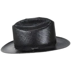 Alternative view of Stetson Open Road Shantung Straw Western Hat - Black
