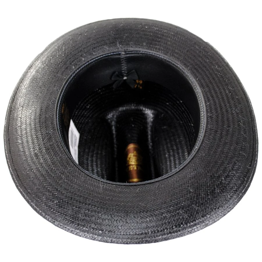 Stetson Open Road Shantung Straw Western Hat - Black 5 Stetson Open Road Shantung Straw Western Hat - Black - Image 3