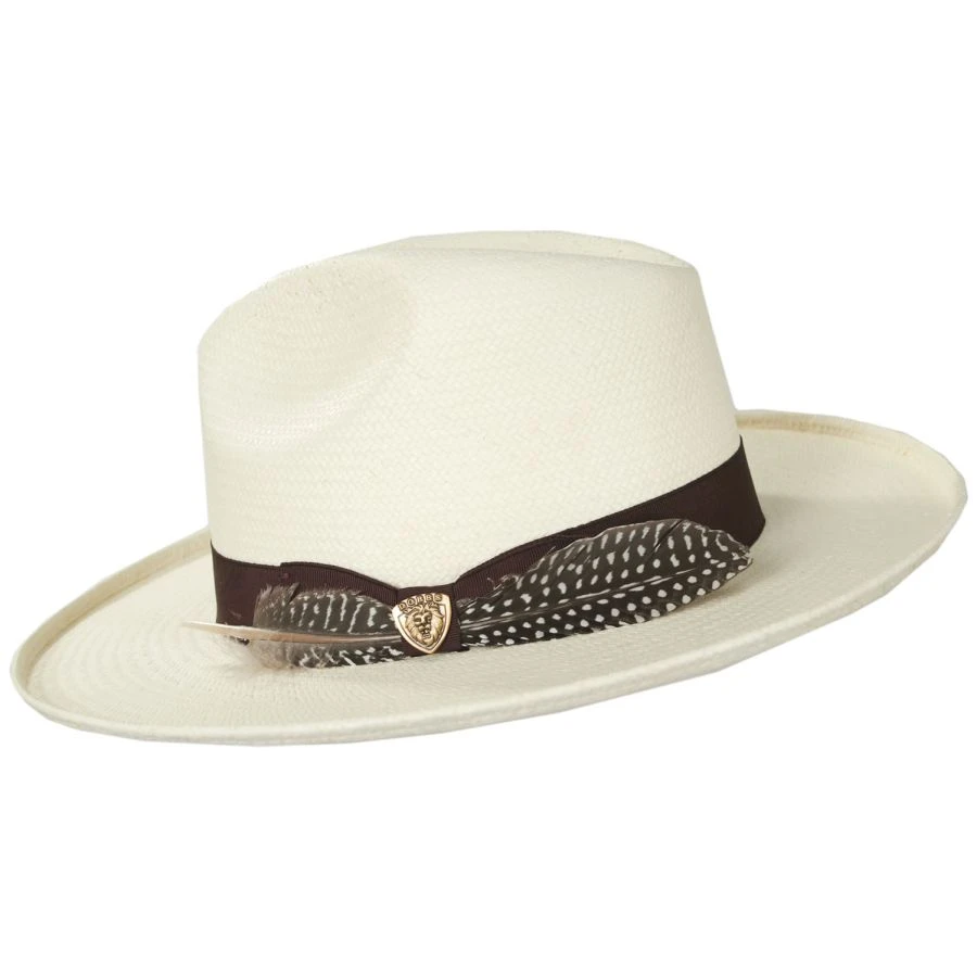 Arlo Shantung Straw Fedora Hat 4 Arlo Shantung Straw Fedora Hat - Image 2