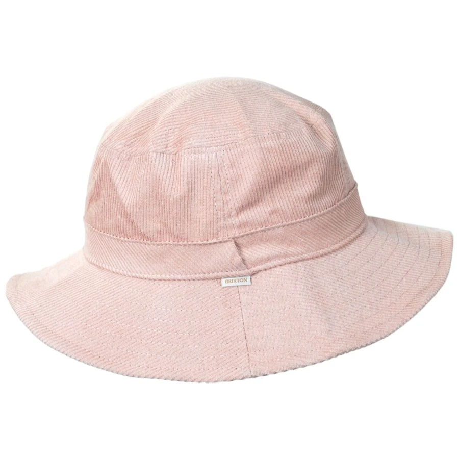 Petra Corduroy Packable Bucket Hat - Pink 4 Petra Corduroy Packable Bucket Hat - Pink - Image 2