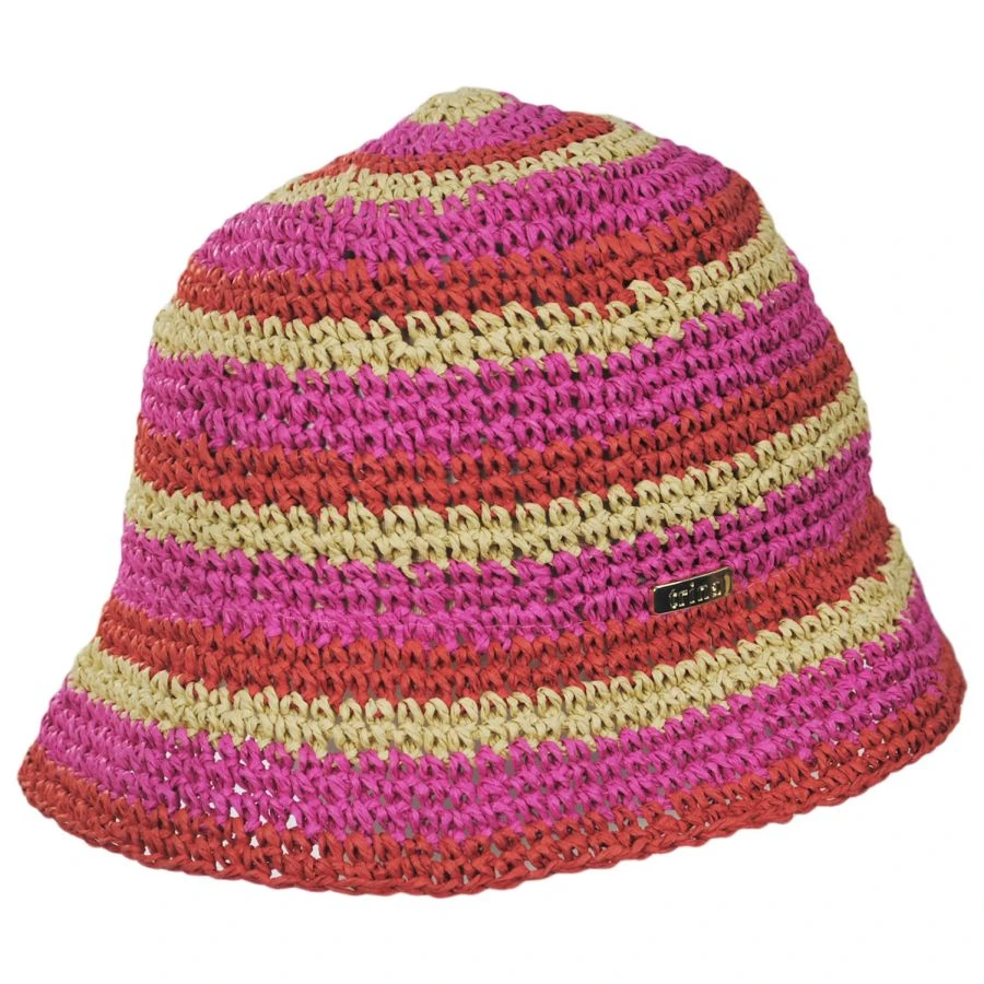Palo Striped Crochet Toyo Bucket Hat 4 Palo Striped Crochet Toyo Bucket Hat - Image 2