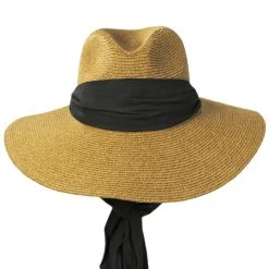 Scala Emelia Scarf Toyo Braid Safari Fedora Hat