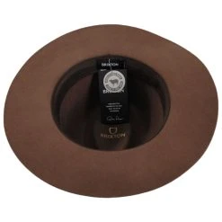 Wesley Wool Felt Floppy Fedora Hat - Dark Tan -Bailey Hat Shop 474591