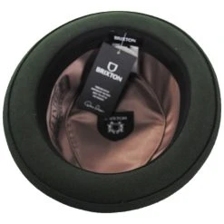 Stout Wool Felt Diamond Crown Fedora Hat - Moss -Bailey Hat Shop 474696