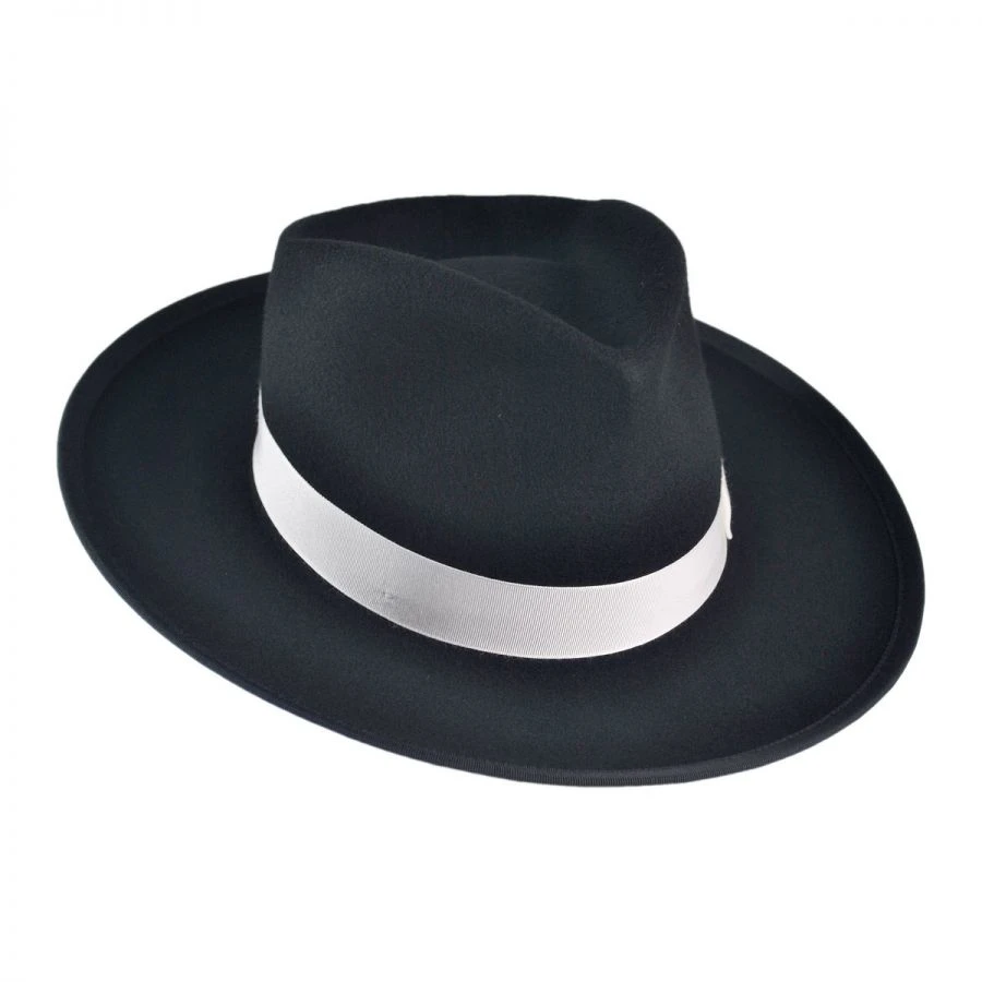 Made In The USA - Classics Zoot Wool Felt Fedora Hat 3 Made In The USA - Classics Zoot Wool Felt Fedora Hat