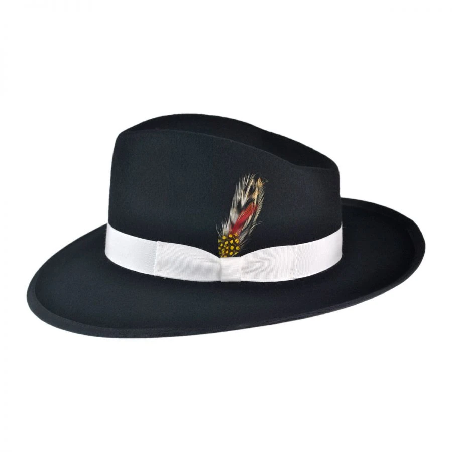 Made In The USA - Classics Zoot Wool Felt Fedora Hat 5 Made In The USA - Classics Zoot Wool Felt Fedora Hat - Image 3
