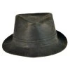 Weathered Cotton Trilby Fedora Hat -Bailey Hat Shop 73592