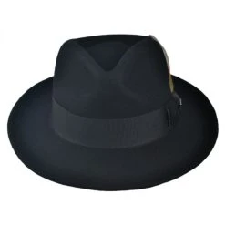 C-Crown Crushable Wool Felt Fedora Hat