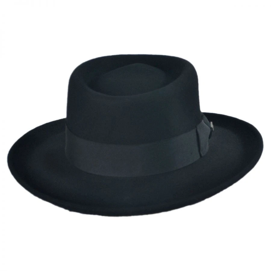 Crushable Wool Felt Gambler Hat 4 Crushable Wool Felt Gambler Hat - Image 2