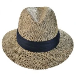 Seagrass Straw Safari Fedora Hat
