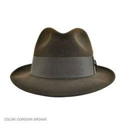 Stetson Saxon Fur Felt Fedora Hat -Bailey Hat Shop 96157