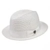 Madison Milan Straw Fedora Hat -Bailey Hat Shop size 6 7 8 2