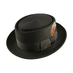 Bailey Jett Wool Felt Pork Pie Hat 7 Bailey Jett Wool Felt Pork Pie Hat -Bailey Hat Shop size 7