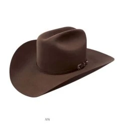 RESISTOL George Strait Collection City Limits 6X Fur Felt Western Hat - Chocolate Brown 6 RESISTOL George Strait Collection City Limits 6X Fur Felt Western Hat - Chocolate Brown -Bailey Hat Shop size 7 3 8