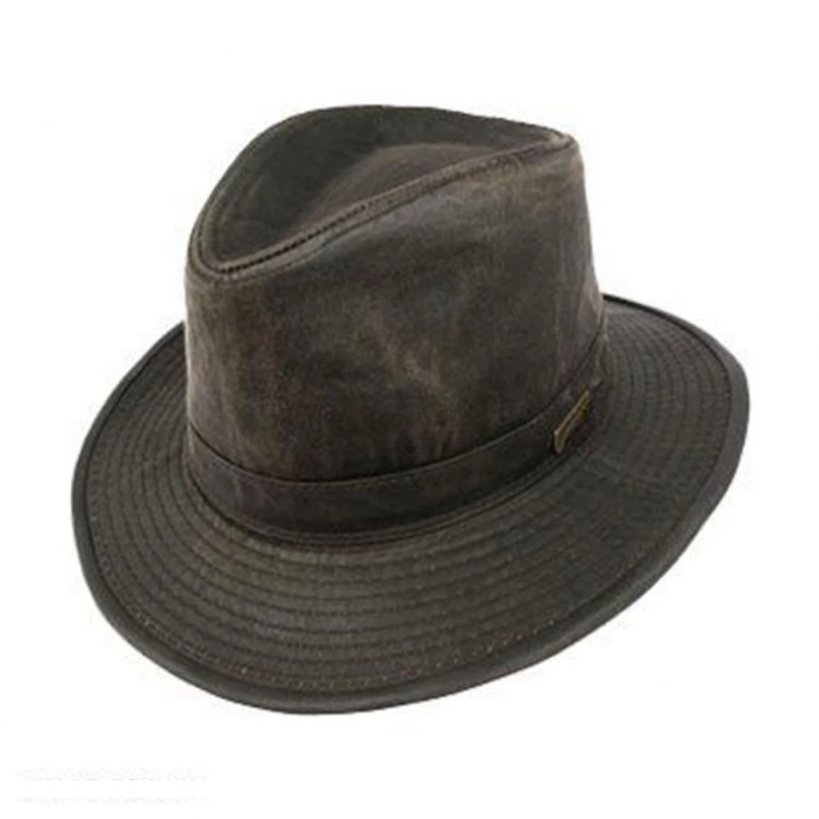Officially Licensed Weathered Cotton Safari Fedora Hat 4 Officially Licensed Weathered Cotton Safari Fedora Hat - Image 2