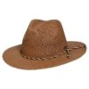 Twisted Toyo Straw Safari Fedora Hat -Bailey Hat Shop size one size fits most 3